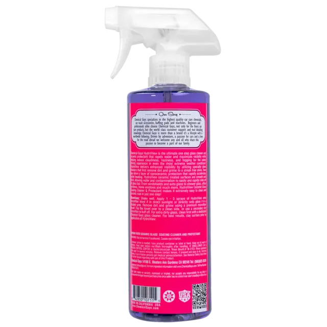 Chemical Guys Hydroview Ceramic Coating Rens og coating for glass, 473ml 