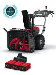 Cramer 82SN61 Sn&#248;freser Elektrisk 82V med 3 stk 5Ah batterier og lader