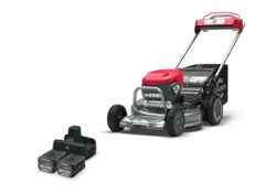Cramer Optimus ATM53A gressklipper med batterier og lader