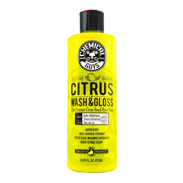 Chemical Guys Citrus Wash & Gloss Sitrusbasert bilshampo med glans, 473m 