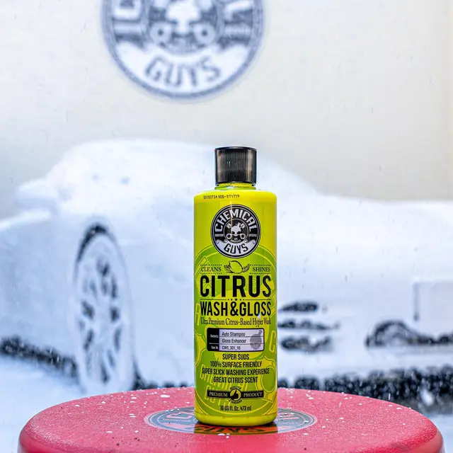 Chemical Guys Citrus Wash & Gloss Sitrusbasert bilshampo med glans, 473m 