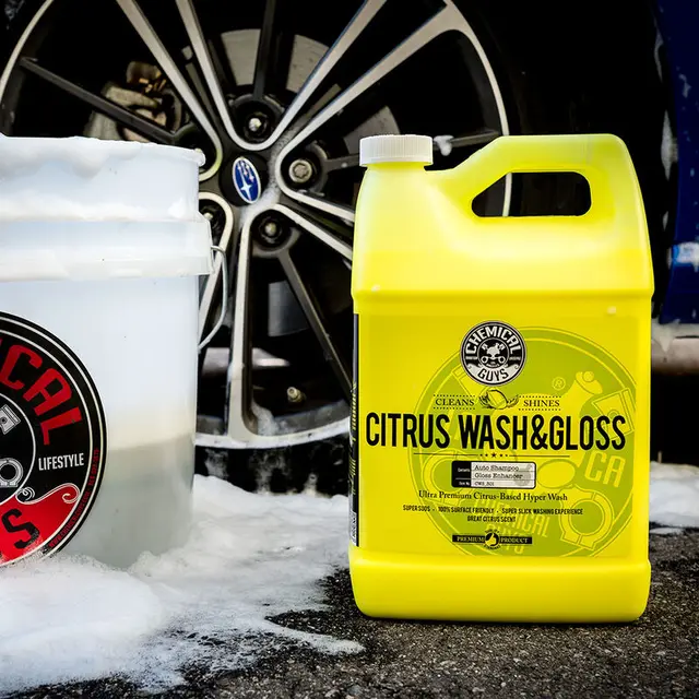 Chemical Guys Citrus Wash & Gloss Sitrusbasert bilshampo med glans 473 ml 