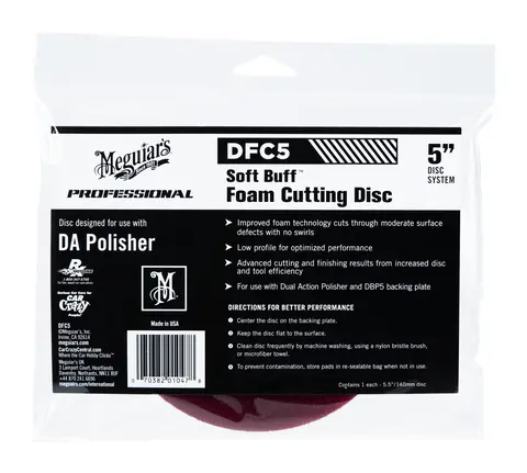 Meguiars Cutting Disc 127mm R&#248;d Grov poleringspute