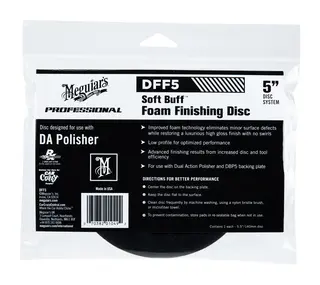 Meguiars Finshing Disc 127mm Svart Fin poleringspute