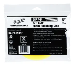 Meguiars Polishing Disc 127mm Gul Medium poleringspute