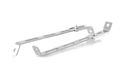 Lumen st&#248;ttestag 2 stk blank Rustfrie st&#248;ttestag til ekstralys