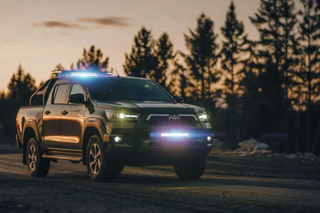 Lumen Alert Advanced 120 cm oransje Helt unik LED varsellysbjelke 