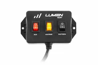Lumen Alert bryterpanel Universalt betjeningspanel med 3 brytere