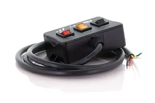 Lumen Alert bryterpanel Universalt betjeningspanel med 3 brytere