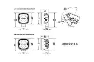 Lazer Utility 25 MAXX LED arbeidslys ADR godkjent arbeidslys - 4560 lumen