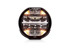Lazer Sentinel 7 Elite LED fjernlys Med posisjonslys - 10248 lumen - Sort