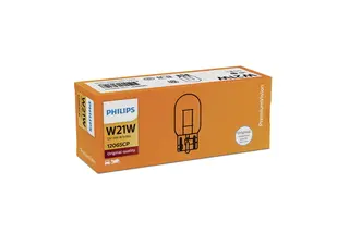 Philips p&#230;re W21W med wedgesokkel Standard Philips halogenp&#230;re. 10 pakning