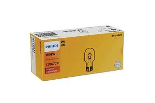 Philips p&#230;re W16W Wedge Base Standard Philips halogenp&#230;re. 10 pakning
