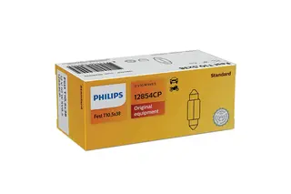 Philips p&#230;re T10,5x38 Festoon Standard Philips halogenp&#230;re. 10 pakning