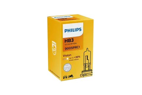 Philips HB3 Vision Halogen p&#230;re Standard Philips halogenp&#230;re