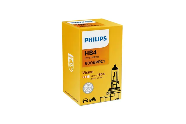 Philips HB4 Vision Halogen pære Standard Philips halogenpære 