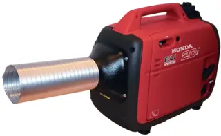 Eksosadapter, 4 slange Eksosadapter for EU22I/EU20I, 4&quot; slange
