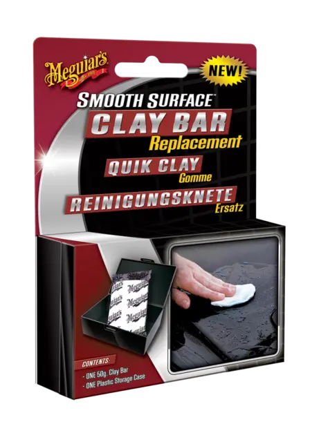 Meguiars Clay Bar Fjerner forurensinger i lakken,50 gram 