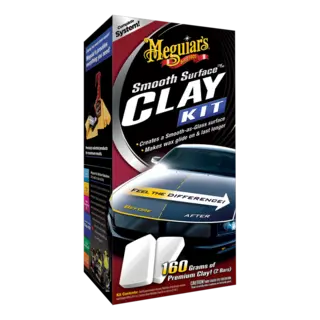 Meguiars Smooth Surface Clay Kit 473ml Quick Detailer + 80g Clay