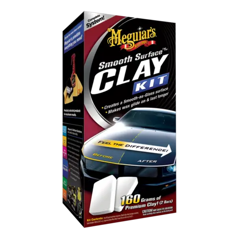Meguiars Smooth Surface Clay Kit 473ml Quick Detailer + 80g Clay