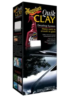 Meguiars Quik Clay Detailing System Et sett med sm&#248;remiddel og Clay