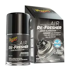 Meguiars Whole Air Re-Fresher New Car Coupe og AC Rens- Nybil lukt - Black Chr