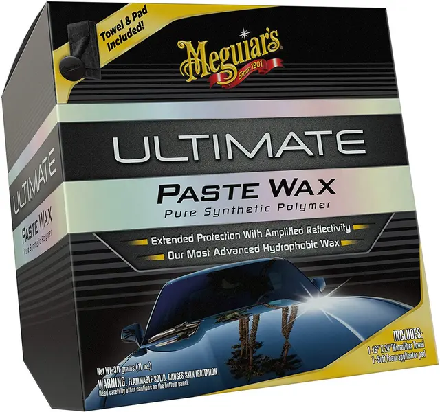 Meguiars Ultimate Paste Wax Syntetisk lakkforsegling, innhold: 414ml 