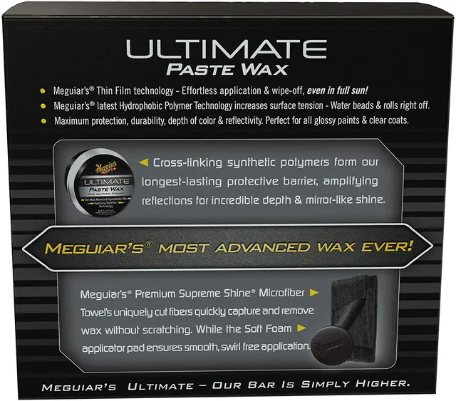 Meguiars Ultimate Paste Wax Syntetisk lakkforsegling, innhold: 414ml 