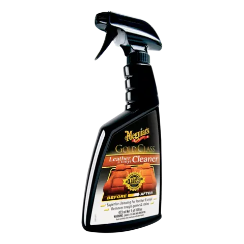 Meguiars Leather &amp; Vinyl Cleaner Rengj&#248;r enkelt skinn og vinyl, 473ml