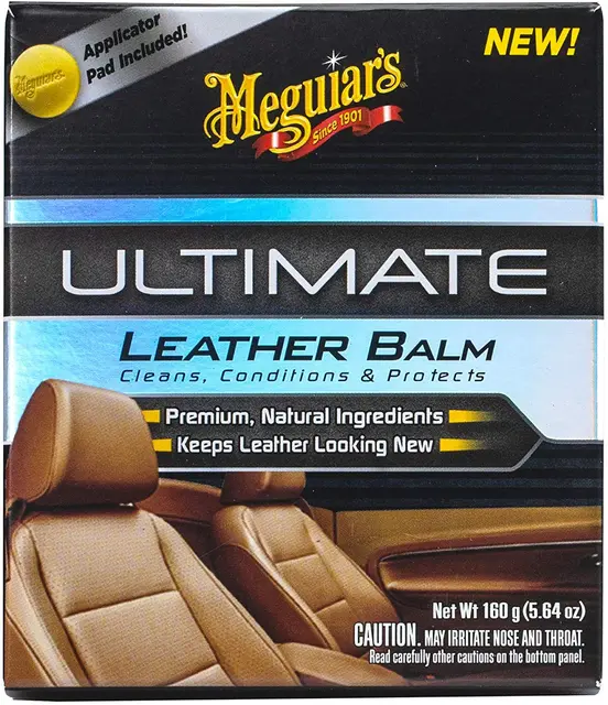 Meguiars Ultimate Leather Balm Skinnbalsam med naturlig innhold. 150gr 