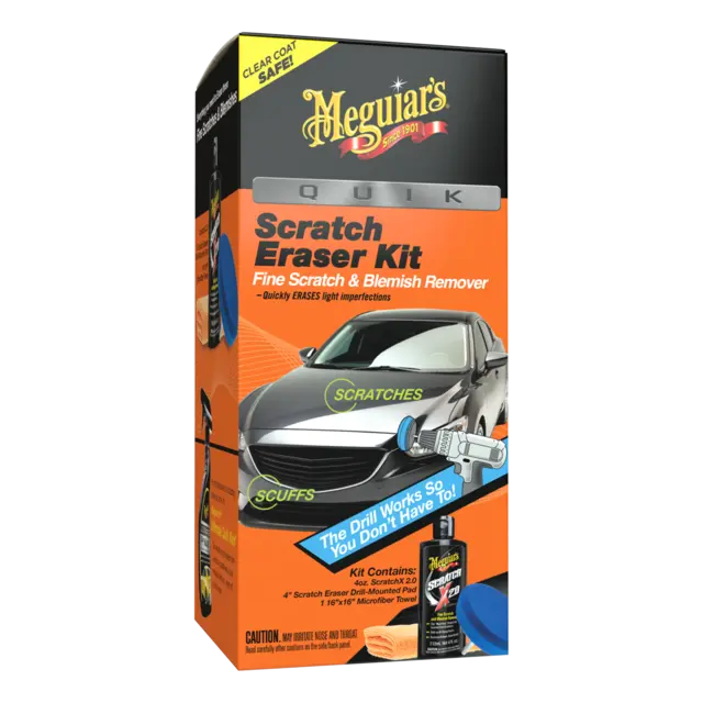 Meguiars Quik Scratch Eraser Kit Ripefjerner kit til drill 