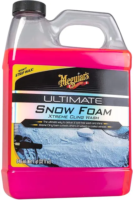 Meguiar's Ultimate Car Snow Foam Xtreme Bilshampoo med beskyttelse. 946ml. 