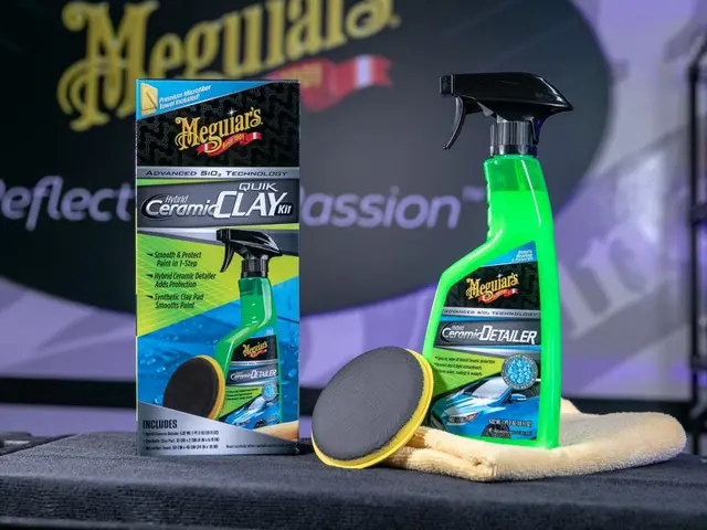 Meguiar’s Hybrid Ceramic Quik Clay kit Et sett med smøremiddel og Clay 