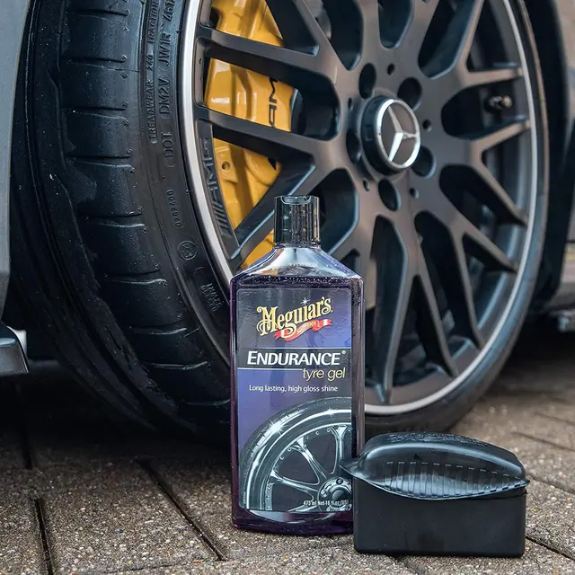 Meguiars Endurance Tire gel  High Gloss Dekkfornyer, stopper misfarging, 473ml 