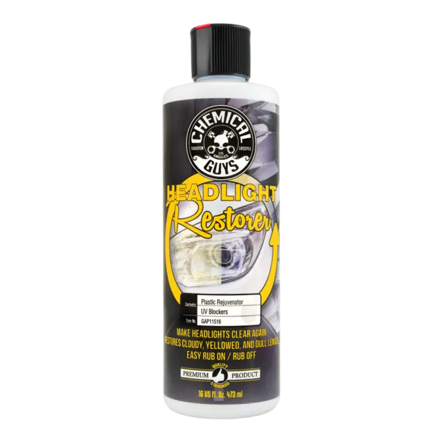 Chemical Guys Headlight Lens Restorer Henter glans i slitte lykter- 473ml 