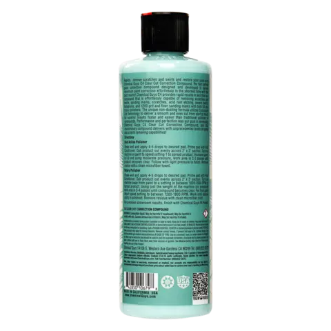 Chemical Guys C4 Clear Cut Compound CORRECTION COMPOUND, 473ml