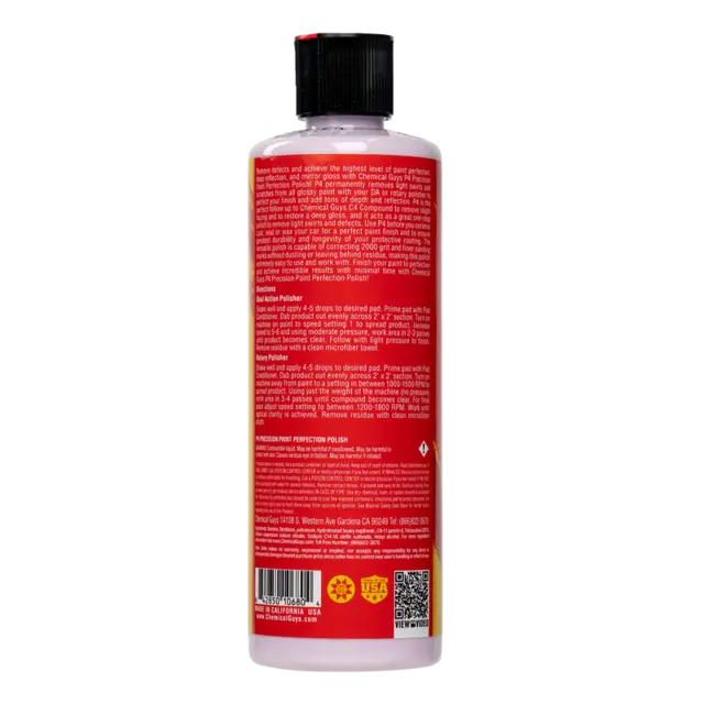 Chemical Guys P4 Precision Paint Polish Presision Paint Perfection Polish-473ml 