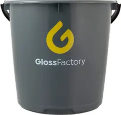 Gloss Factory B&#248;tte av resirkulert plast 10L, stabil b&#248;tte med hank
