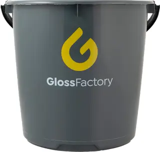 Gloss Factory B&#248;tte av resirkulert plast 10L, stabil b&#248;tte med hank