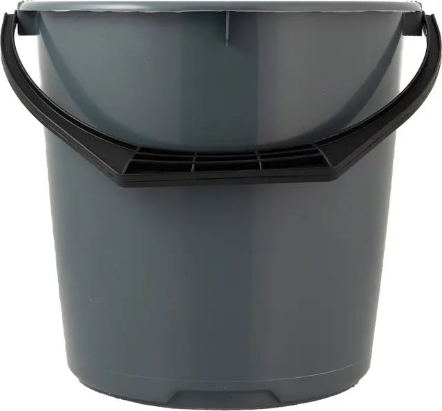 Gloss Factory Bøtte av resirkulert plast 10L, stabil bøtte med hank 