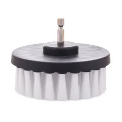 Gloss Factory B&#248;rste til Drill Til tekstiler, gummimatter m.m 100mm