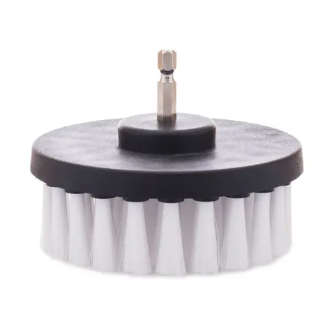 Gloss Factory B&#248;rste til Drill Til tekstiler, gummimatter m.m 100mm