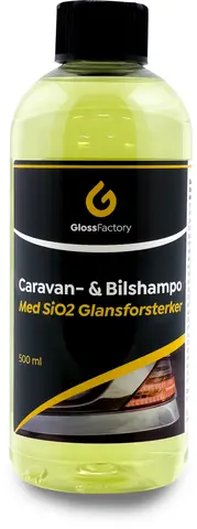 Gloss Factory Caravan- &amp; Bilshampo Med SiO2 Glansforsterker, 500ml