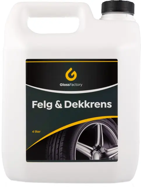 Gloss Factory Felg og dekkrens Effektiv felg og dekkrens, 4L 