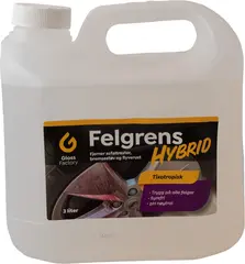 Gloss Factory Felgrens Hybrid Syrefri og ekstremt effektiv. 3 l