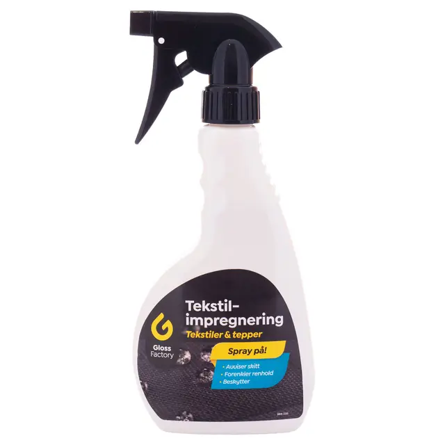 Gloss Factory Tekstilimpregnering Alle typer tekstiler, 500ml 