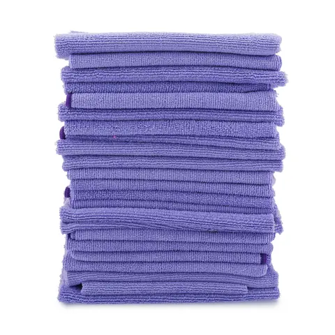 Gloss Factory B-vare Mikrofiberkluter 1KG Lilla mikrofiber av god kvalitet