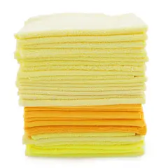 Gloss Factory B-vare Mikrofiberkluter 1KG mikrofiber i gul/ gulnyanser
