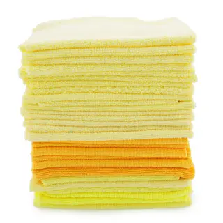 Gloss Factory B-vare Mikrofiberkluter 1KG mikrofiber i gul/ gulnyanser