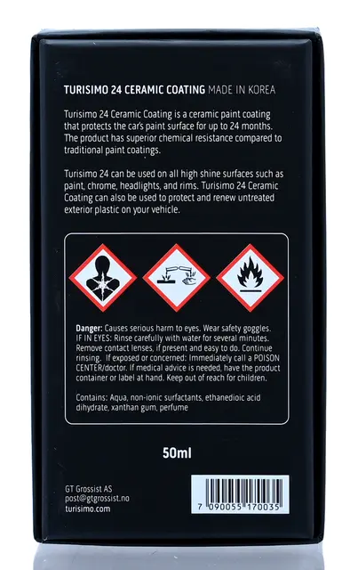 Turisimo 24 Ceramic Coating Keramisk Coating, 24 mnd varighet 
